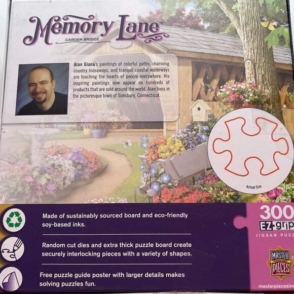 MASTERPIECES 100900 Puzzle Lot of 2 Coca-Cola and Memory Lane 300 LRG Pieces - Picture 5 of 5